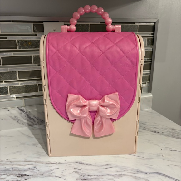 Vintage Mattel Barbie Bed & Bath Carry play set house folds up 1998 - Picture 2 of 16